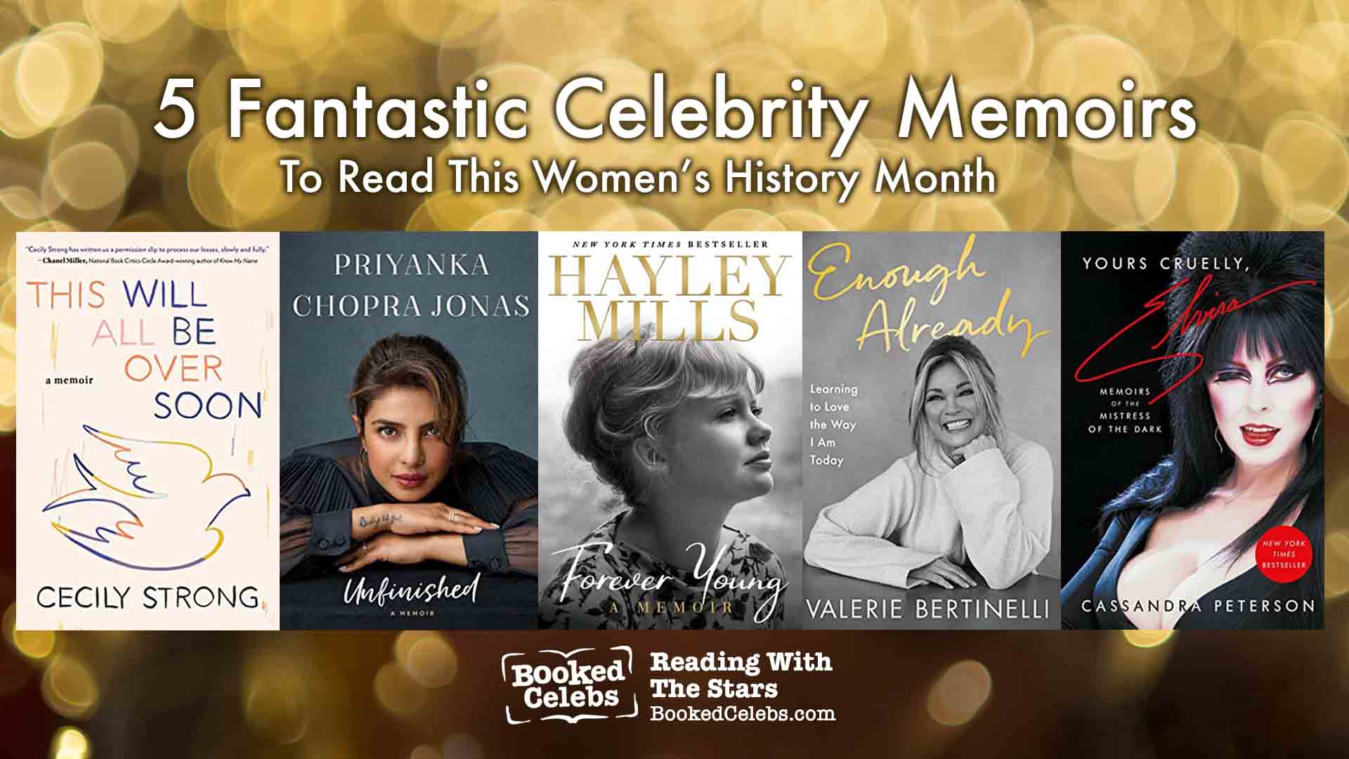 Five Fantastic Celebrity Memoirs to Read This Women’s History Month